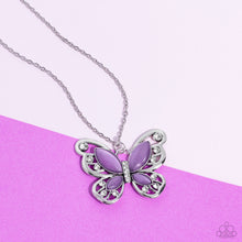 Load image into Gallery viewer, Paparazzi Wings Of Whimsy - Purple Necklace