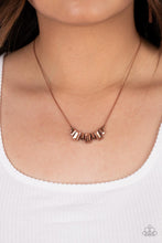 Load image into Gallery viewer, Paparazzi Hype Girl Glamour - Copper Necklace