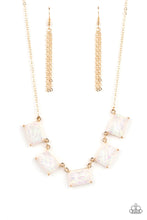 Load image into Gallery viewer, Paparazzi Opalescent Oblivion - Gold Necklace