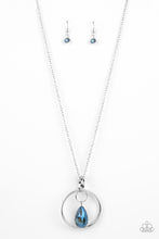 Load image into Gallery viewer, Paparazzi Swinging Shimmer - Blue Necklace
