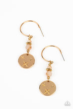 Load image into Gallery viewer, Paparazzi Artificial STARLIGHT - Gold Earring