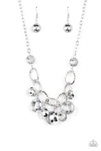 Load image into Gallery viewer, Paparazzi Rhinestone River - Silver Necklace