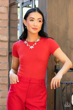 Load image into Gallery viewer, Paparazzi GLOW-trotting Twinkle - White Necklace