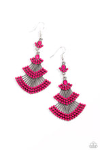 Load image into Gallery viewer, Paparazzi Eastern Expression - Pink Earrings