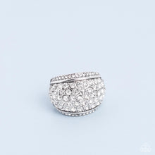 Load image into Gallery viewer, Paparazzi Running OFF SPARKLE - White Ring