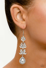 Load image into Gallery viewer, Paparazzi Water Lily Whimsy - White Earrings