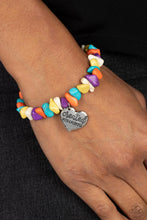 Load image into Gallery viewer, Paparazzi Stony-Hearted - Multi Bracelet