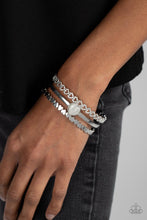 Load image into Gallery viewer, Paparazzi You Win My Heart - White Bracelet