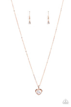 Load image into Gallery viewer, Paparazzi Effulgently Engaged - Rose Gold Necklace
