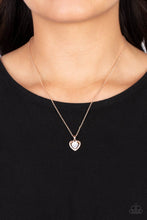 Load image into Gallery viewer, Paparazzi Effulgently Engaged - Rose Gold Necklace