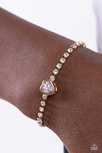Load image into Gallery viewer, Paparazzi Mirrored Love - Gold Bracelet