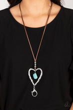 Load image into Gallery viewer, Paparazzi Santa Fe Sweetheart - Blue Lanyard