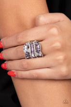 Load image into Gallery viewer, Paparazzi Six-Figure Flex - Purple Ring