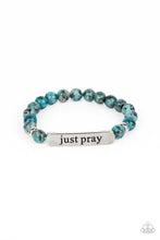 Load image into Gallery viewer, Paparazzi Just Pray - Blue Bracelet