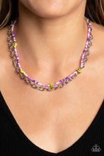 Load image into Gallery viewer, Paparazzi Happy Looks Good on You - Purple Necklace