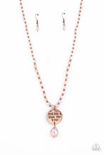 Load image into Gallery viewer, Paparazzi Priceless Plan - Copper Necklace