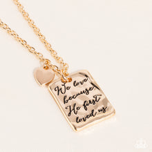 Load image into Gallery viewer, Paparazzi Divine Devotion - Gold Necklace