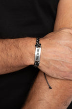 Load image into Gallery viewer, Paparazzi Dare to Fail - Black Bracelet
