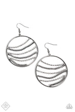 Load image into Gallery viewer, Paparazzi Fighting Fortune - Black Earring