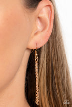Load image into Gallery viewer, Paparazzi Posh Pyramid - Gold Necklace