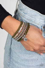 Load image into Gallery viewer, Paparazzi Offshore Outing - Green Bracelet