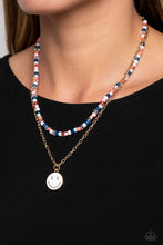 Load image into Gallery viewer, Paparazzi High School Reunion - Blue Necklace