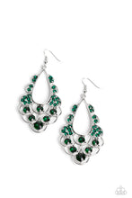 Load image into Gallery viewer, Paparazzi Majestic Masquerade - Green Earrings