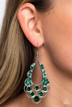 Load image into Gallery viewer, Paparazzi Majestic Masquerade - Green Earrings