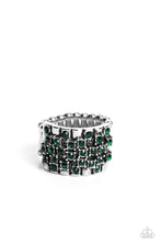 Load image into Gallery viewer, Paparazzi Lawbreaking Loot - Green Ring