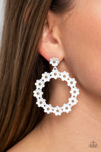 Load image into Gallery viewer, Paparazzi Daisy Meadows - White Earrings