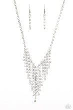 Load image into Gallery viewer, Paparazzi SHIMMER of Stars - White Necklace