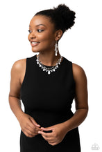 Load image into Gallery viewer, Paparazzi Cheeky Cascade - White Earrings
