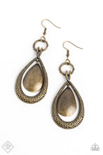 Load image into Gallery viewer, Paparazzi Forged Flare - Brass Earring