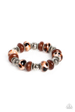 Load image into Gallery viewer, Paparazzi Warped Wayfarer - Brown Bracelet