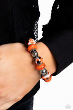Load image into Gallery viewer, Paparazzi Warped Wayfarer - Orange Bracelet