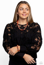 Load image into Gallery viewer, Paparazzi Warped Whimsicality - Orange Necklace
