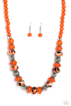 Load image into Gallery viewer, Paparazzi Warped Whimsicality - Orange Necklace