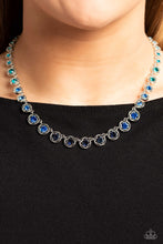 Load image into Gallery viewer, Paparazzi Kaleidoscope Charm - Blue Necklace