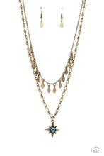 Load image into Gallery viewer, Paparazzi The Second Star To The LIGHT - Brass Necklace