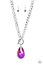 Load image into Gallery viewer, Paparazzi Edgy Exaggeration - Pink Necklace