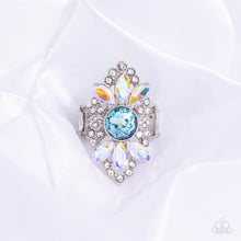 Load image into Gallery viewer, Paparazzi GLISTEN Here! - Blue Ring