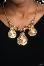 Load image into Gallery viewer, Paparazzi Built Beacon - Gold Necklace