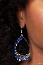 Load image into Gallery viewer, Paparazzi Looking Sharp - Blue Earrings