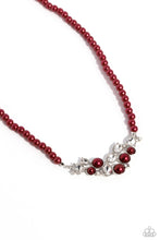 Load image into Gallery viewer, Paparazzi Pampered Pearls - Red Necklace