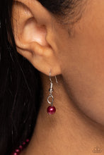 Load image into Gallery viewer, Paparazzi Pampered Pearls - Red Necklace