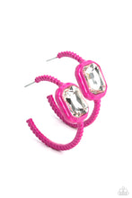 Load image into Gallery viewer, Paparazzi Call Me TRENDY - Pink Earrings