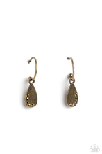 Load image into Gallery viewer, Paparazzi Borderline Baddie - Brass Earrings