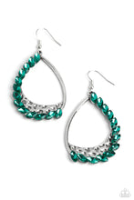 Load image into Gallery viewer, Paparazzi Looking Sharp - Green Earrings