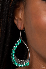 Load image into Gallery viewer, Paparazzi Looking Sharp - Green Earrings