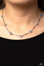 Load image into Gallery viewer, Paparazzi Chiseled Construction - Blue Necklace